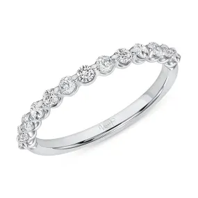 0.38ctw Diamond Wedding Band/Stackable Ring