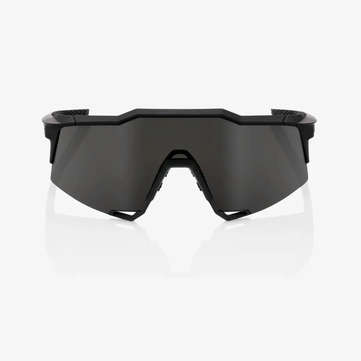 100 Percent Sunglasses - SPEEDCRAFT - Soft Tact Black - Smoke Lens