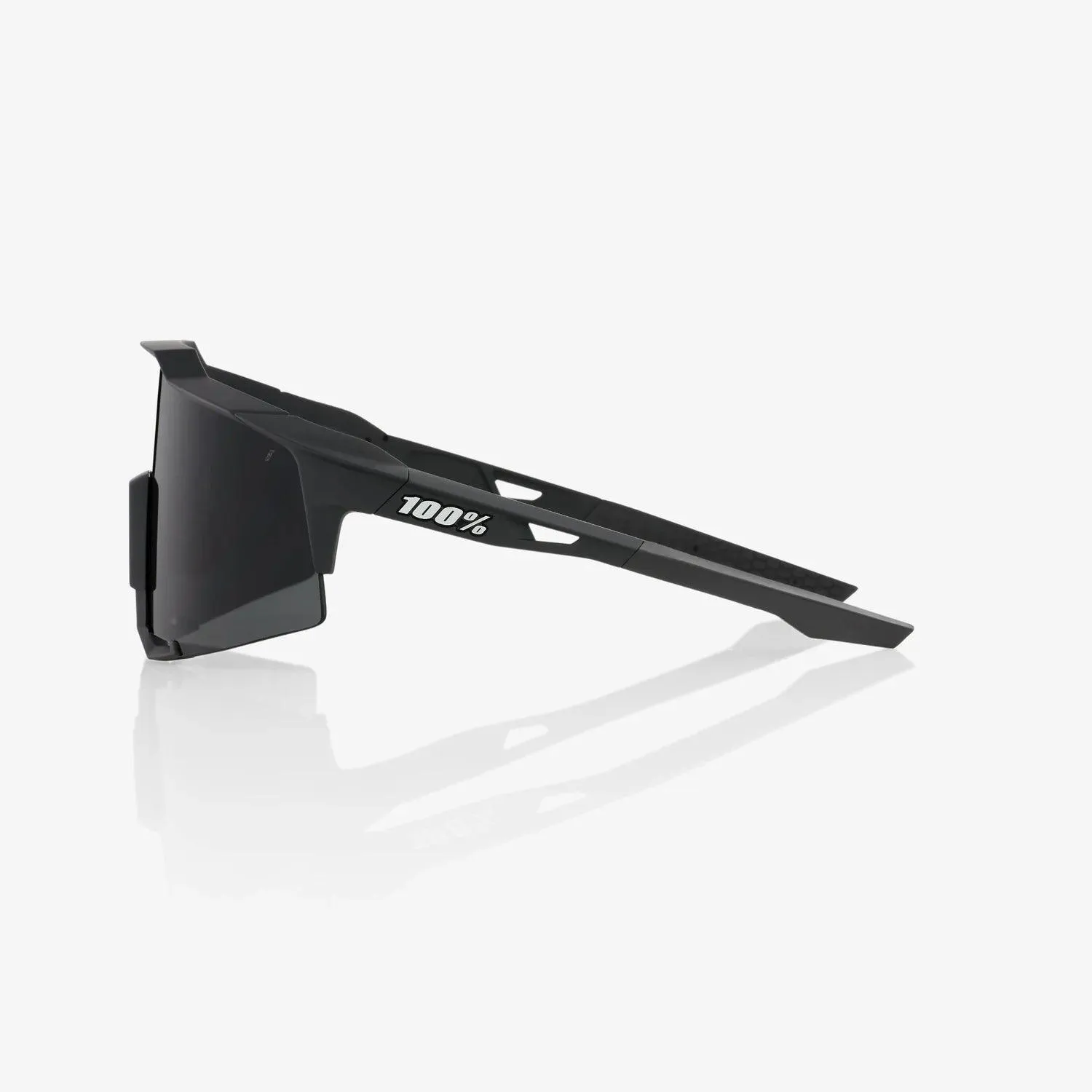 100 Percent Sunglasses - SPEEDCRAFT - Soft Tact Black - Smoke Lens