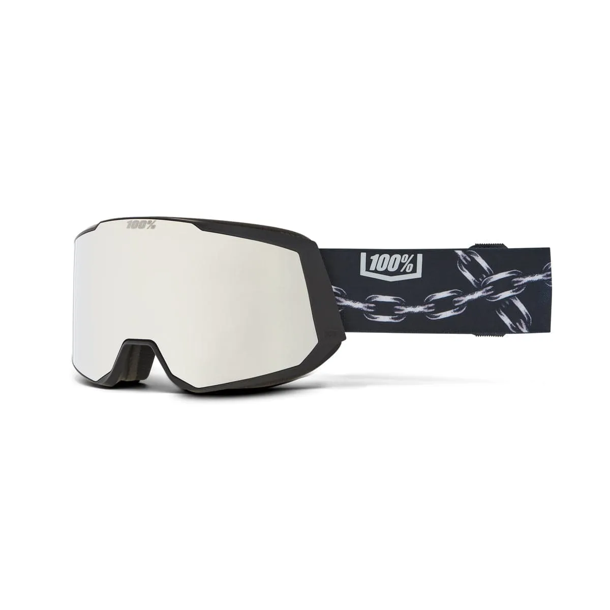 100% SNOWCRAFT XL HiPER Goggle Nico Porteous - Mirror Silver Lens