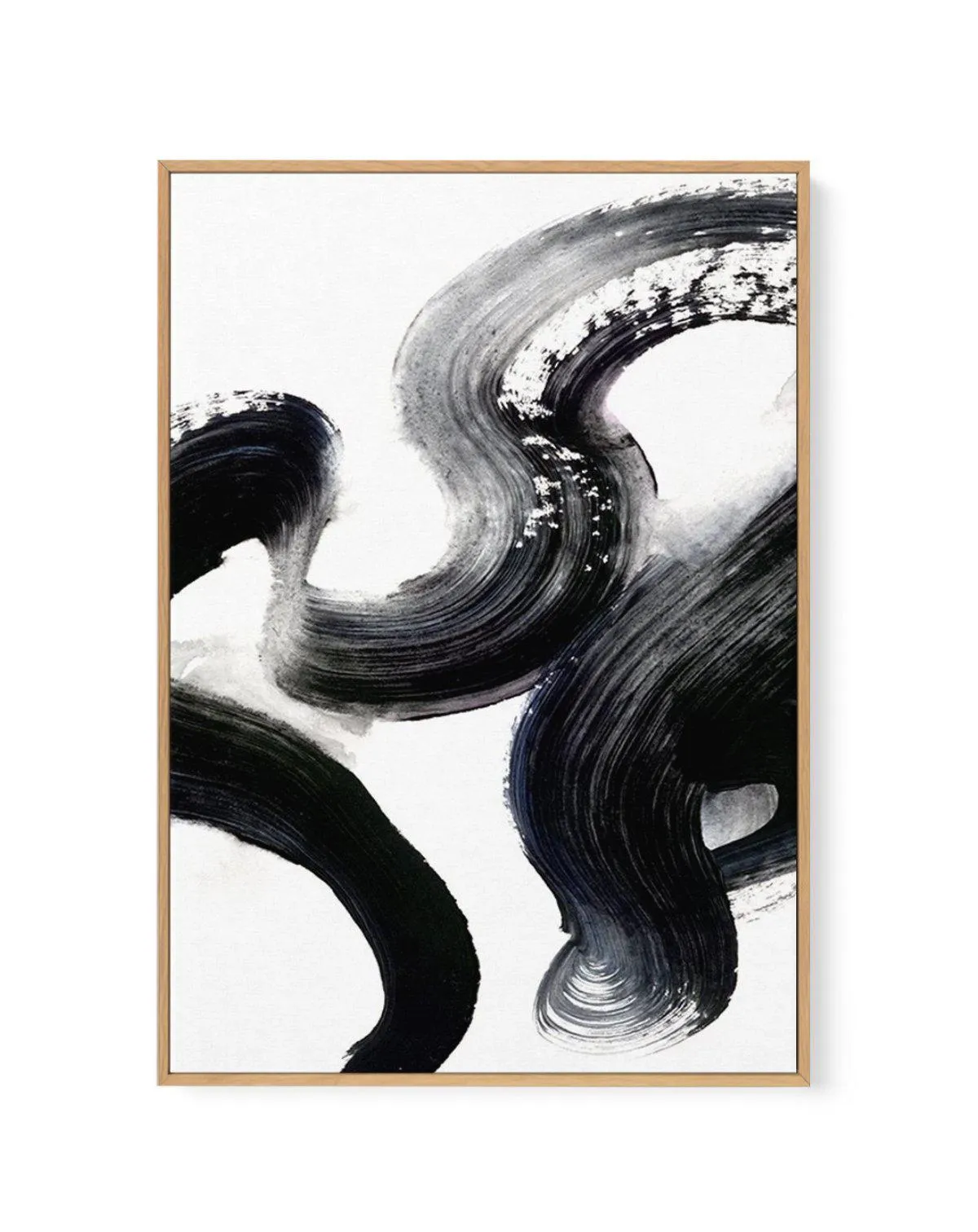 Abstract Lines I | Framed Canvas Art Print