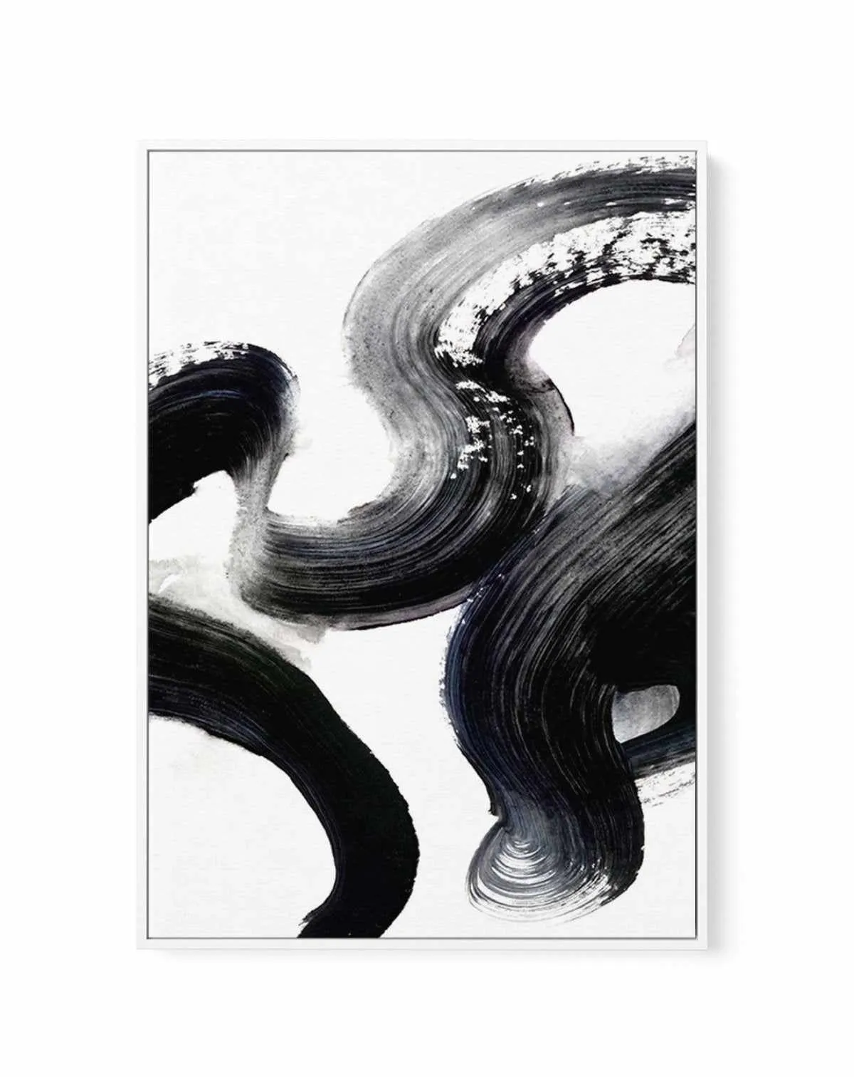 Abstract Lines I | Framed Canvas Art Print