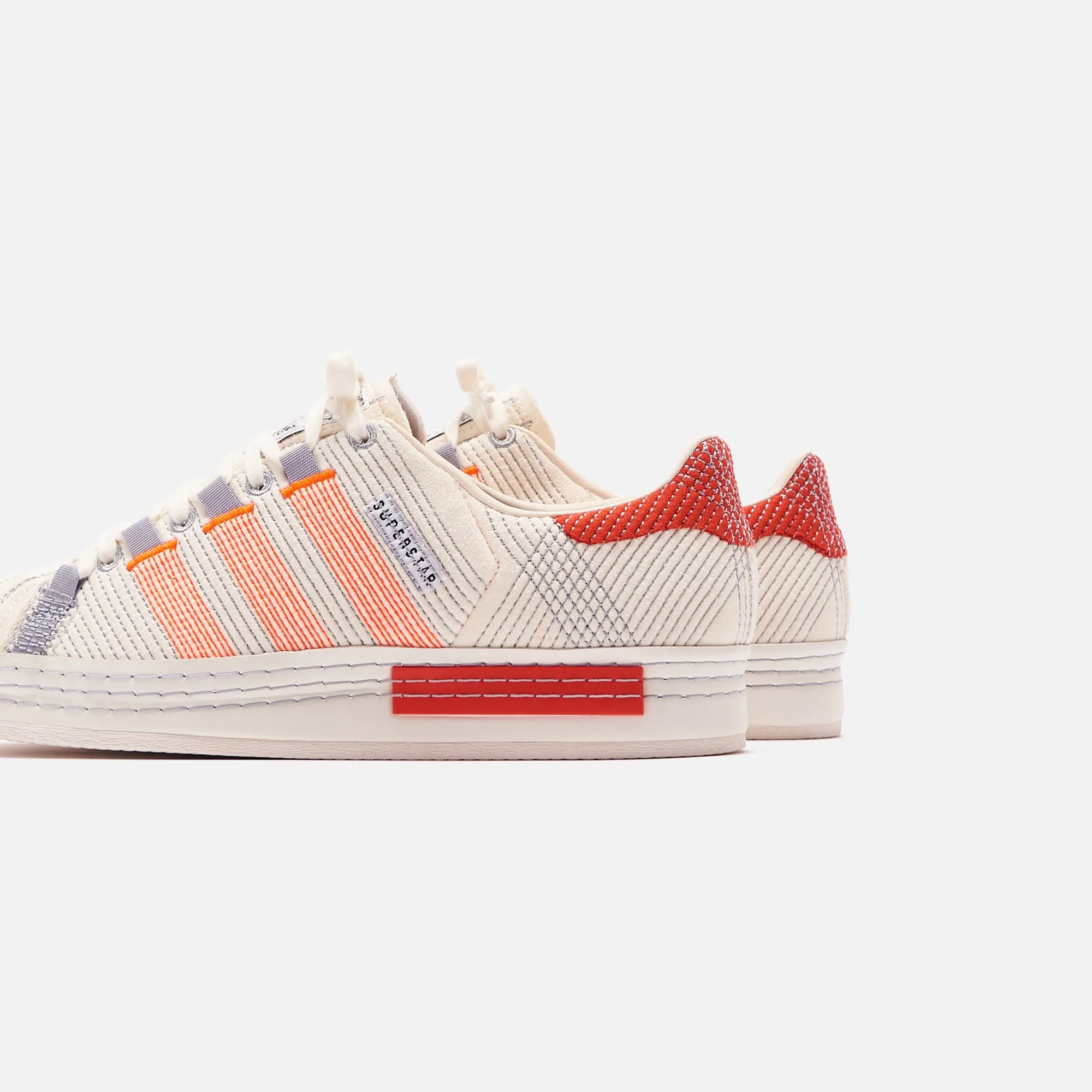 adidas Consortium x Craig Green Superstar - Off White / Bright Red / Grey