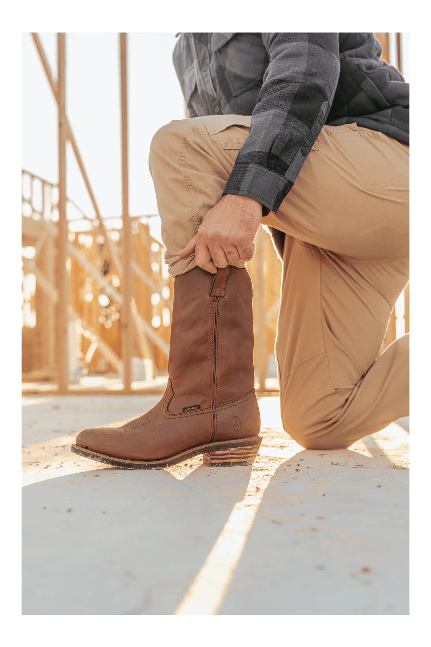 ALBUQUERQUE WATERPROOF LEATHER BOOT