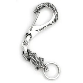 Alligator Clip with Alligator Key Chain