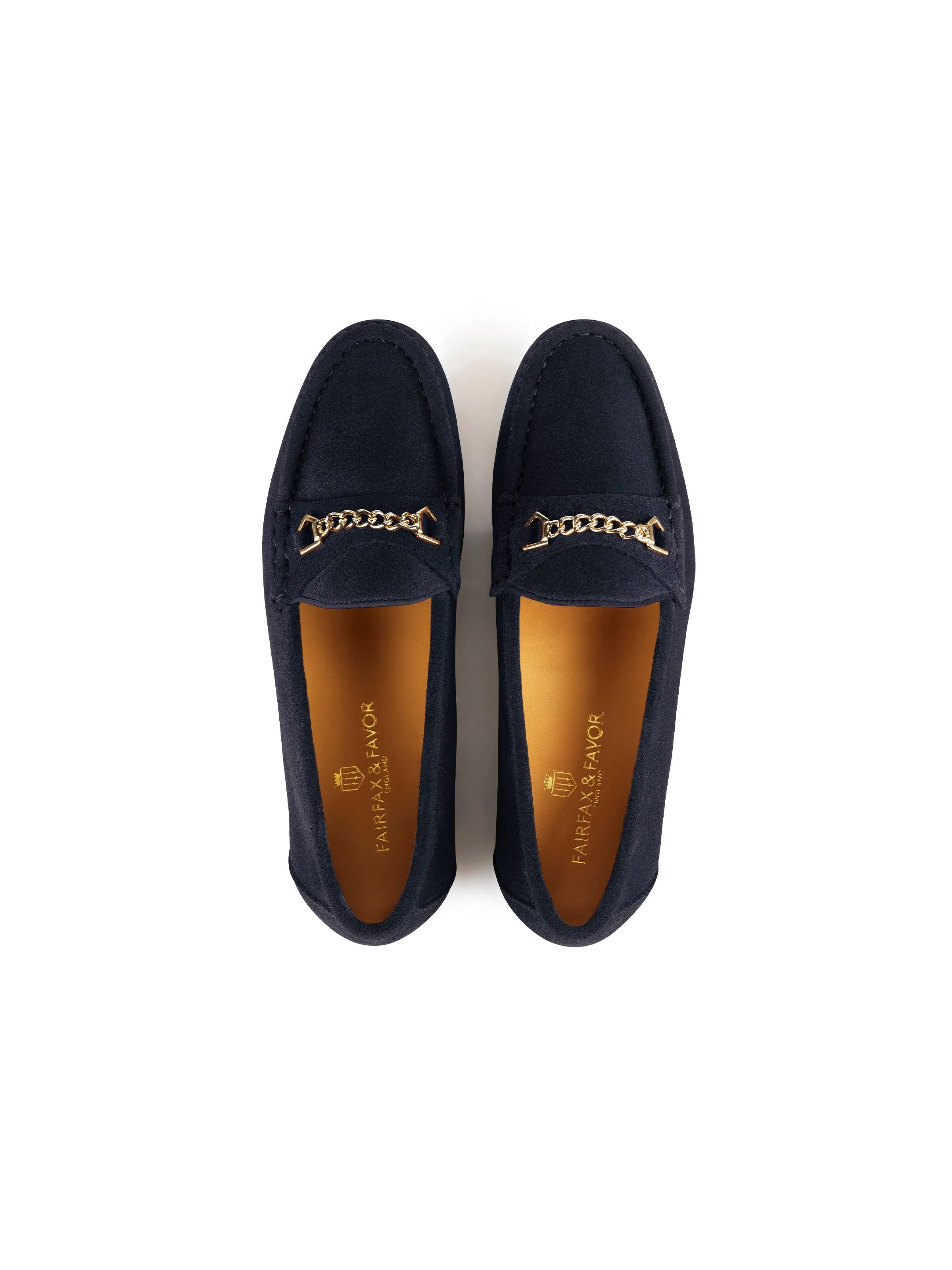 Apsley - Navy Blue Suede