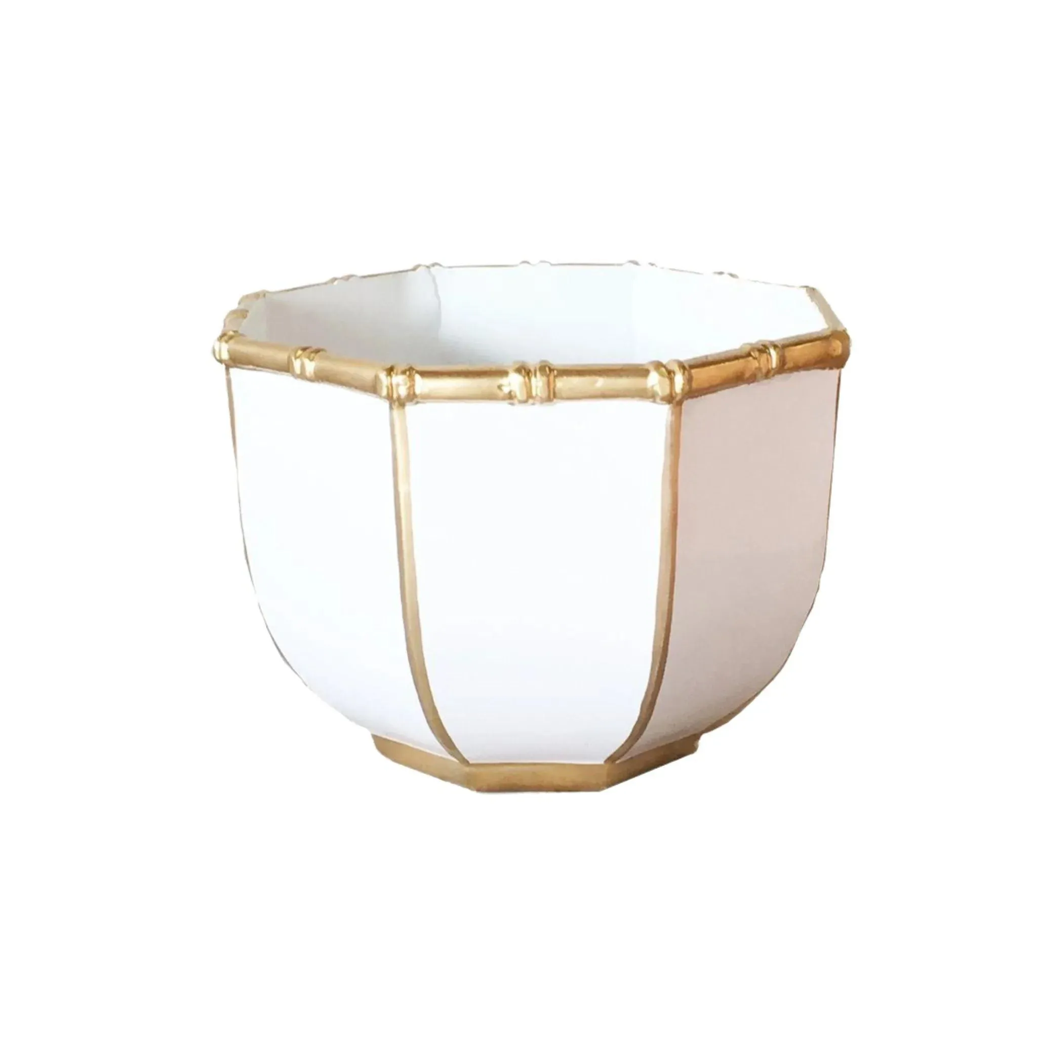 Bamboo Bowl in White