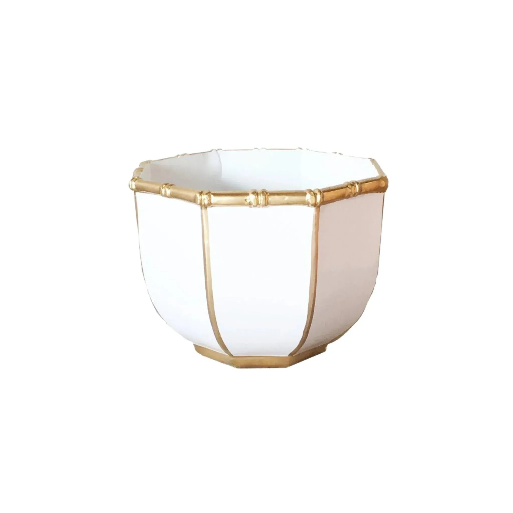 Bamboo Bowl in White