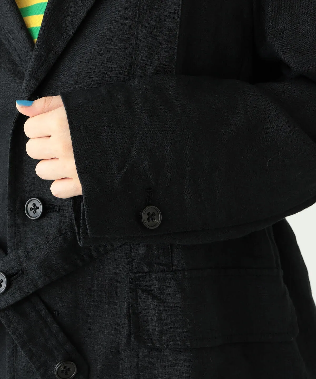 Beams Boy O.Li Norfolk JKT - Black