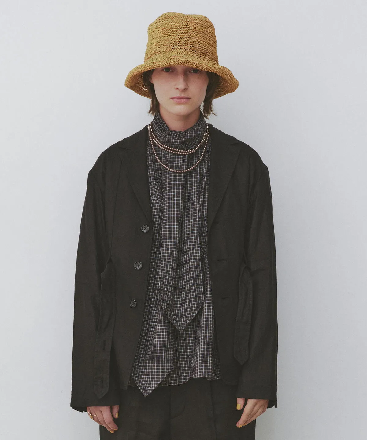 Beams Boy O.Li Norfolk JKT - Black