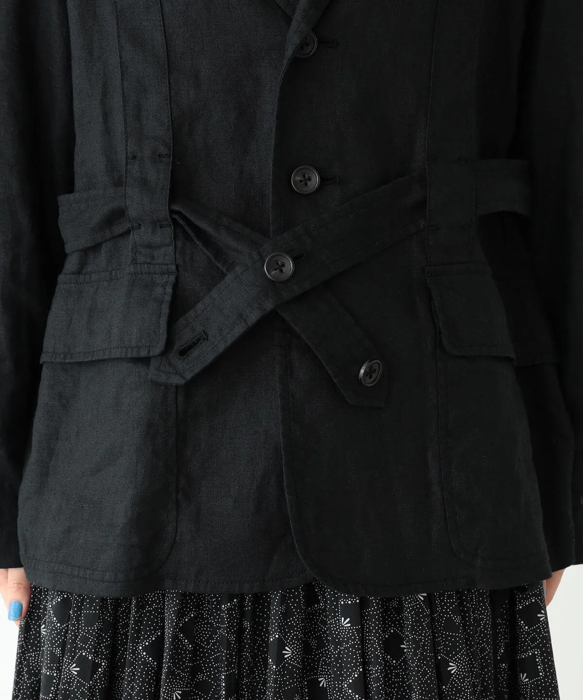 Beams Boy O.Li Norfolk JKT - Black