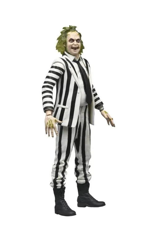 Beetlejuice (1988) (Black and White Suit) 7" Inch Scale Action Figure  - NECA