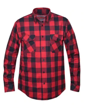 Black & Red Mens Flannel