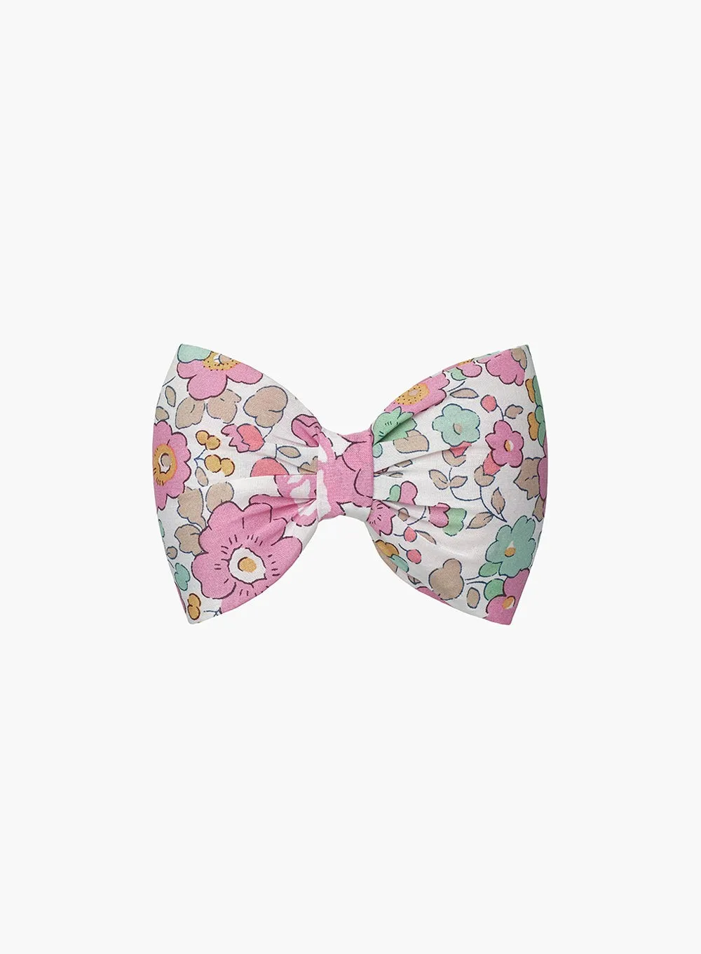 Bow Hair Clip in Coral Betsy