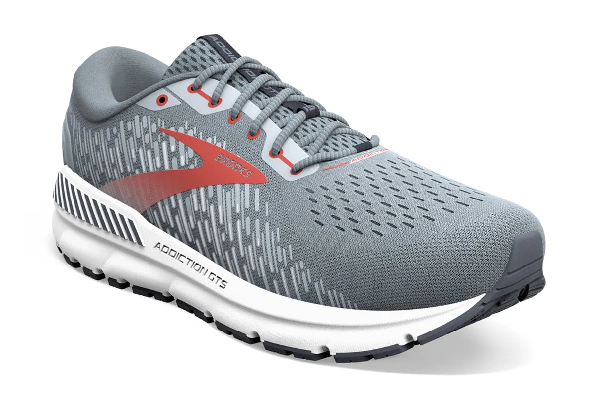 Brooks Addiction GTS 15 4E Grey/Ebony/Chilli Oil Mens