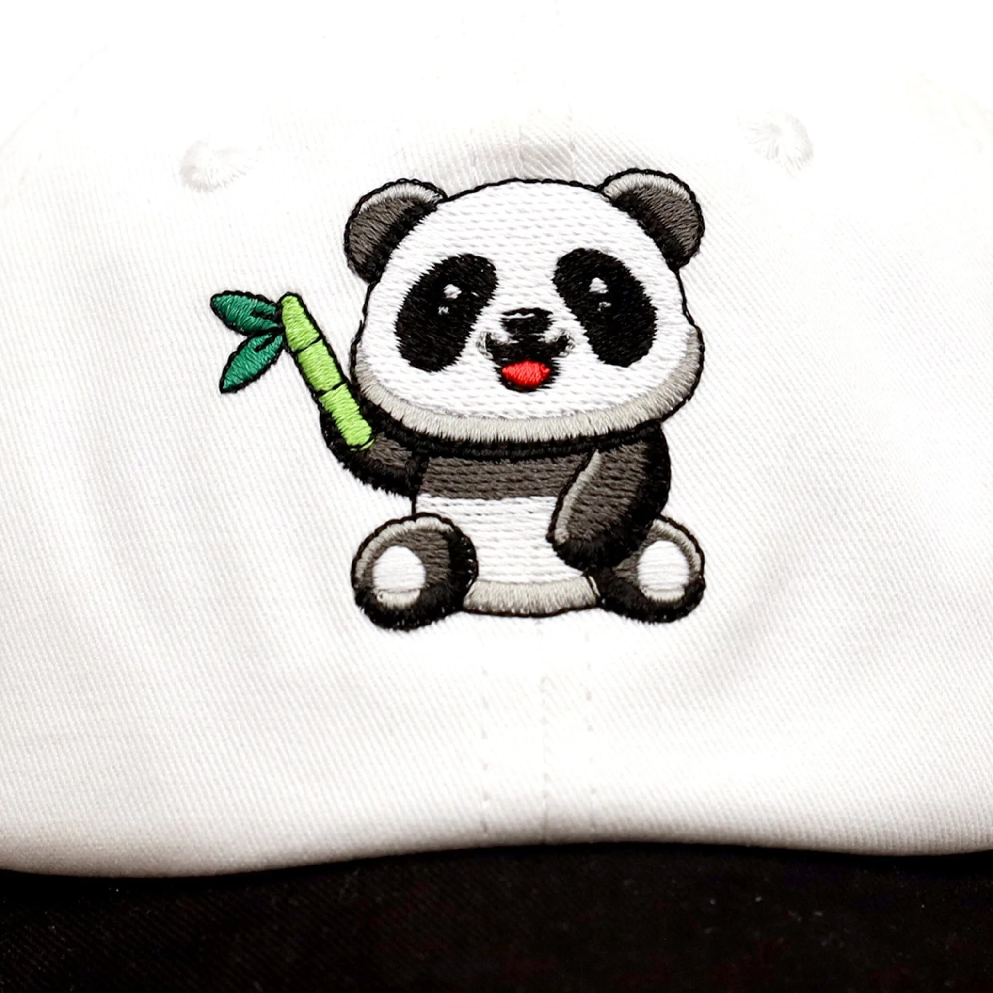 Candy Panda Baseball Cap - Black & White