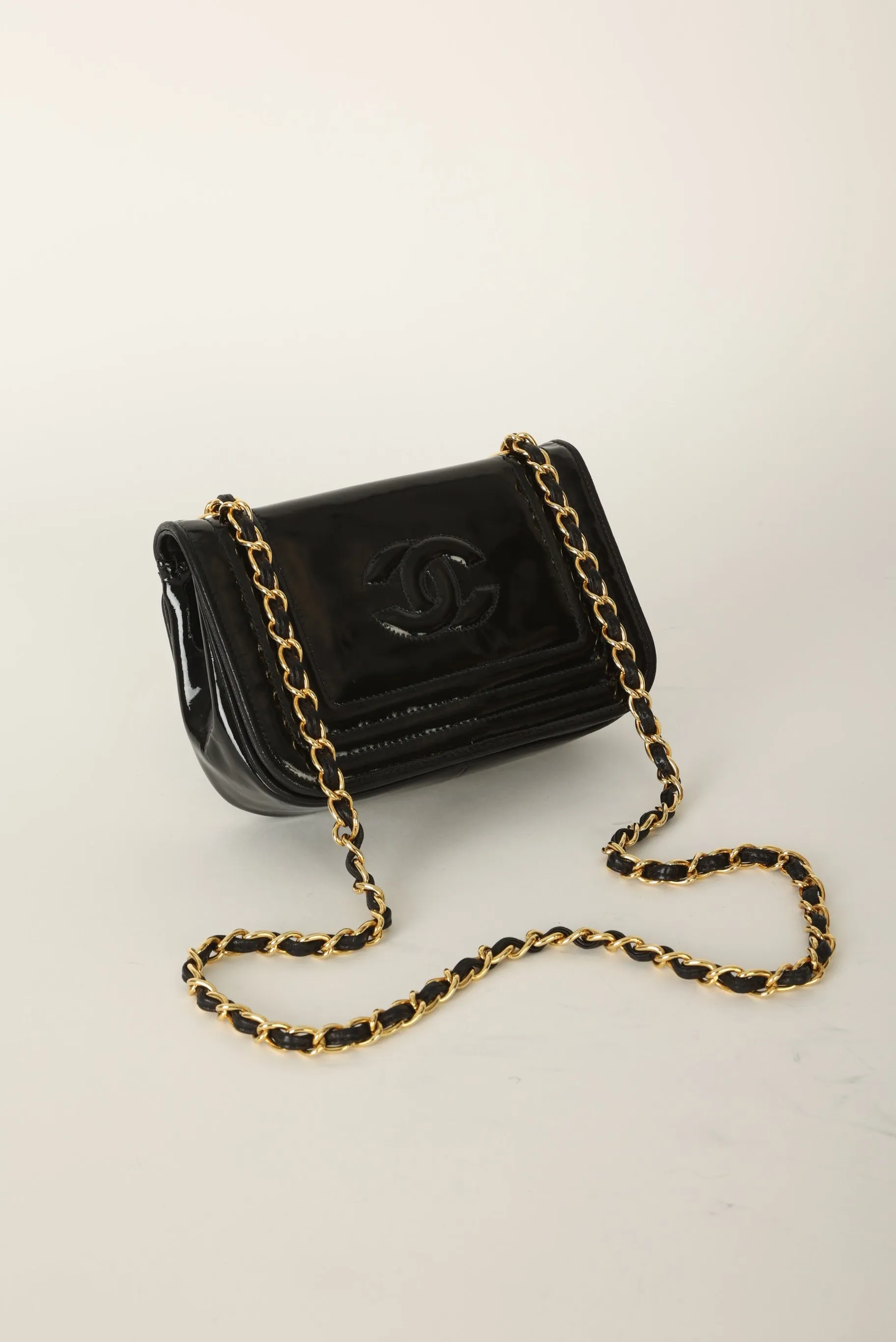 Chanel 1986 Patent Mini Full Flap