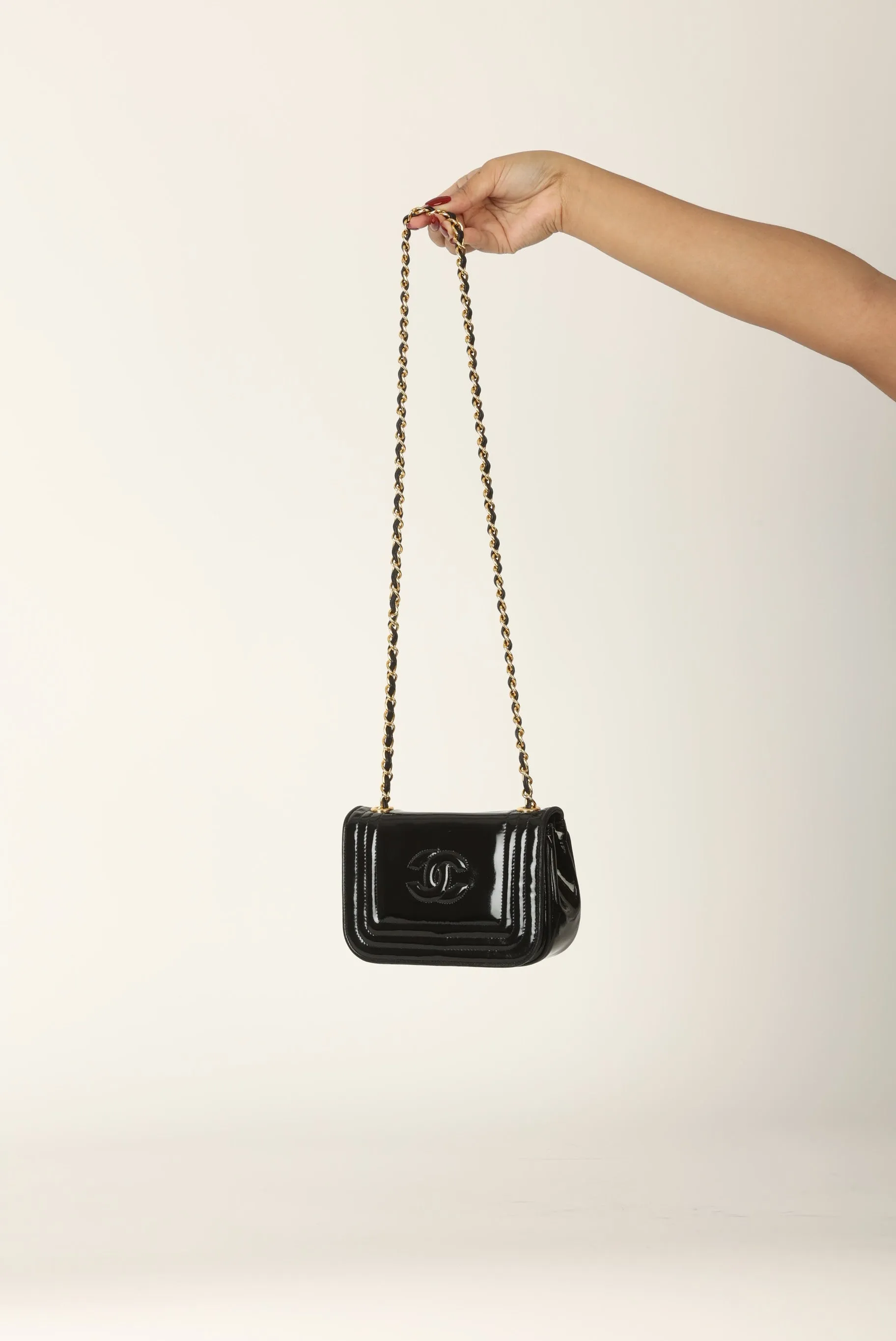 Chanel 1986 Patent Mini Full Flap