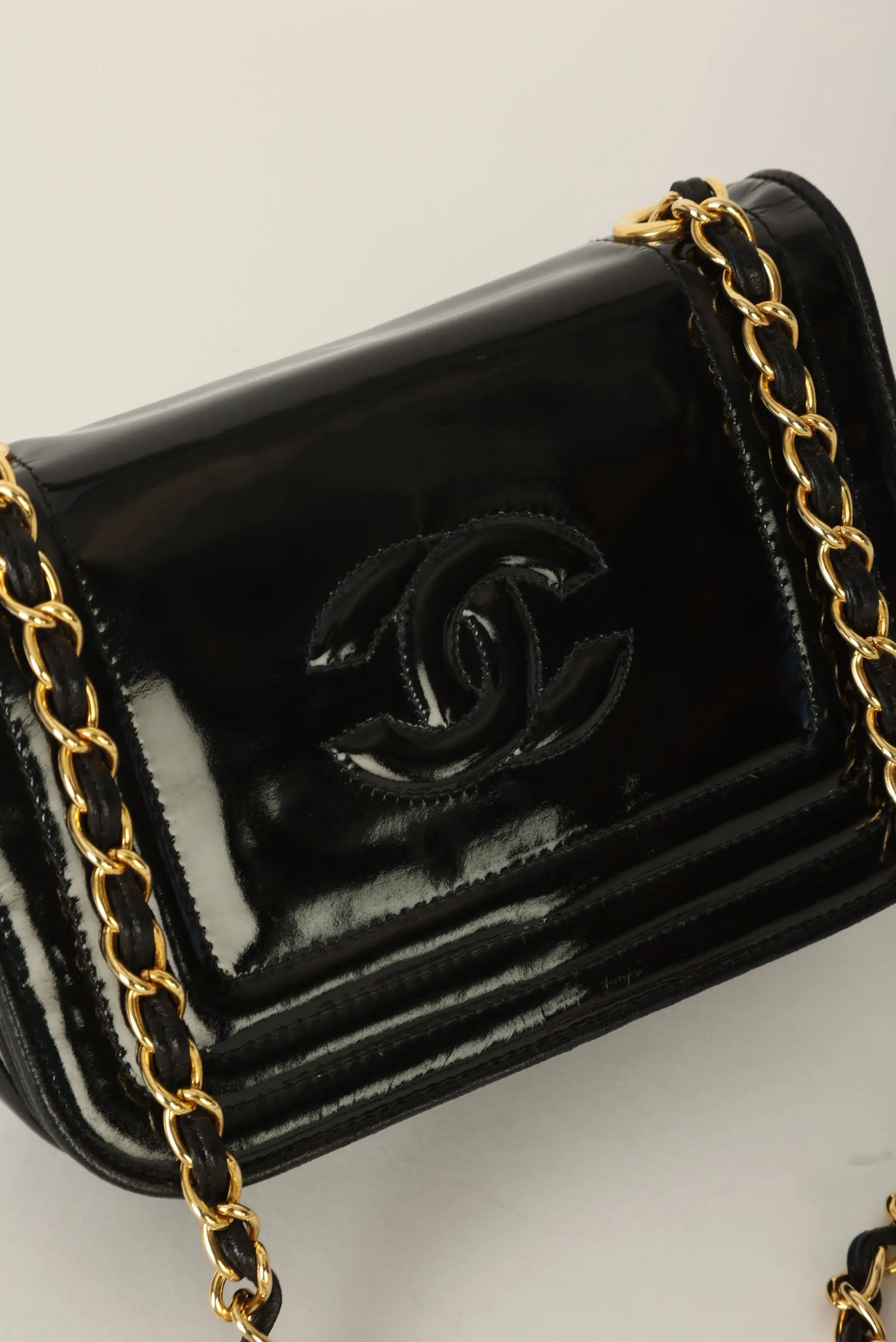 Chanel 1986 Patent Mini Full Flap