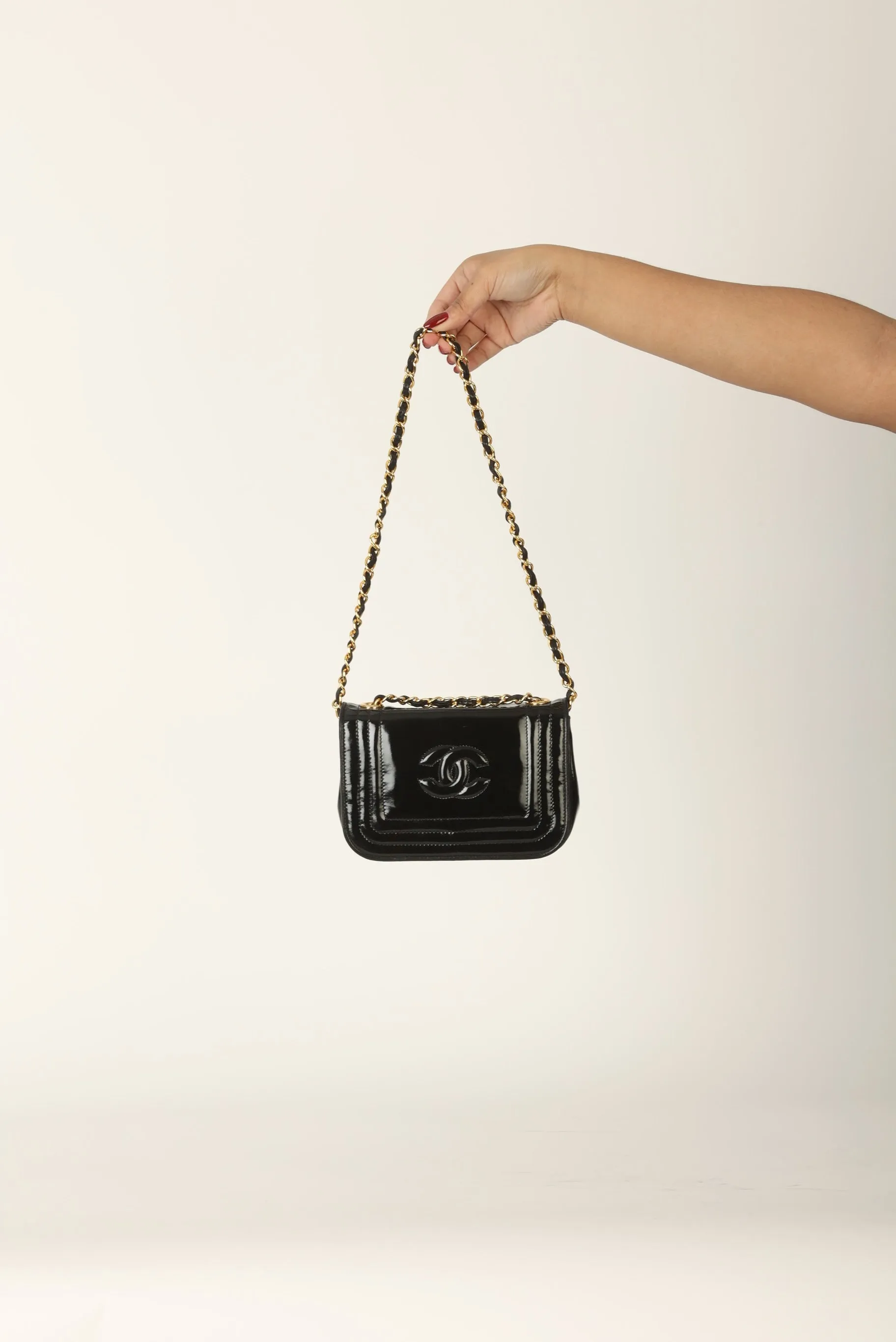 Chanel 1986 Patent Mini Full Flap