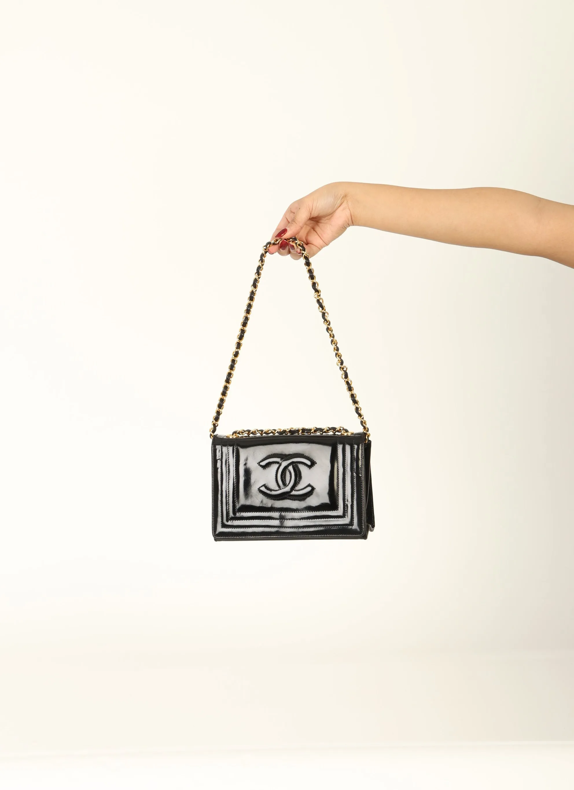 Chanel 1986 Patent Timeless Mini Full Flap