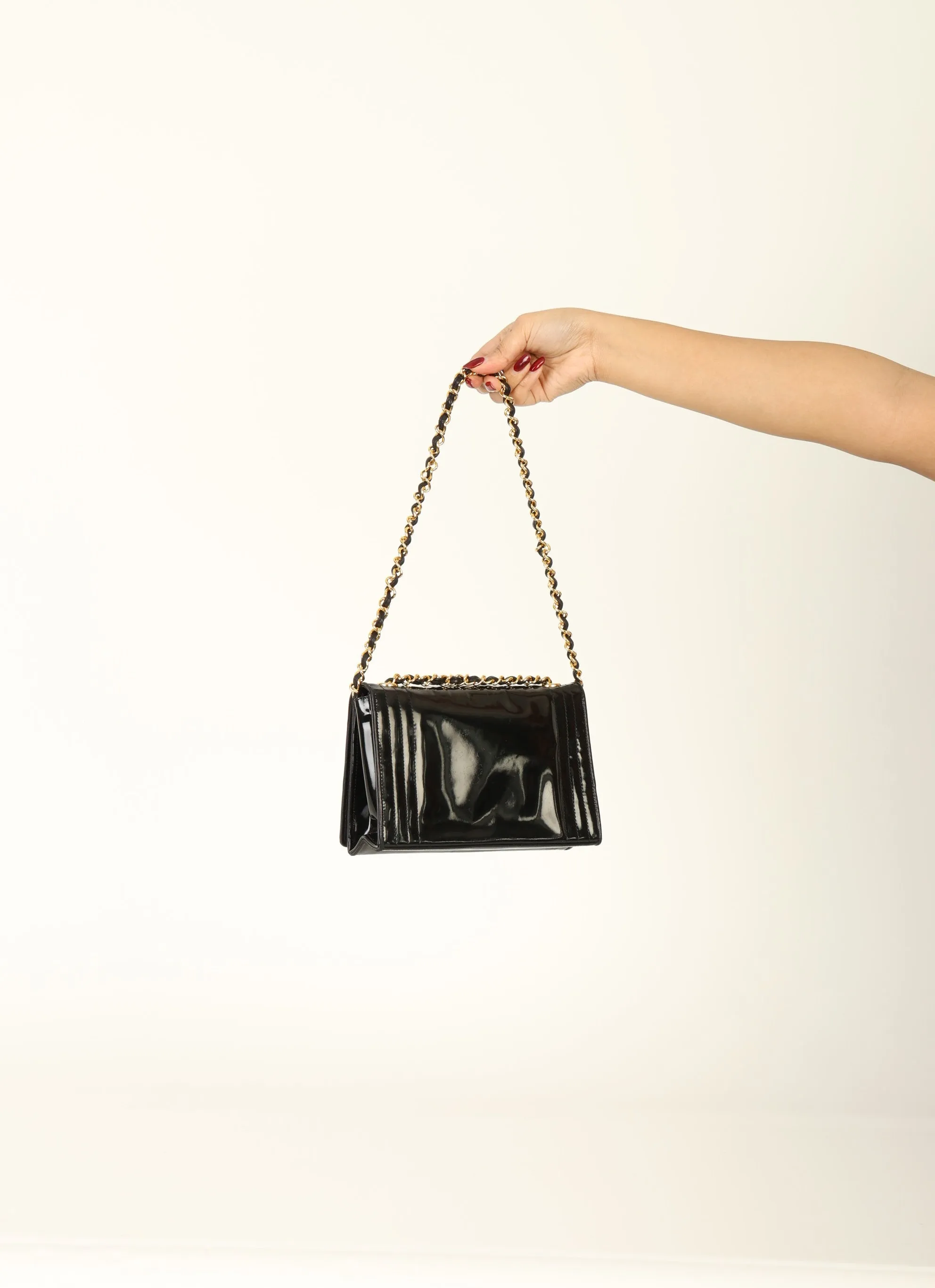 Chanel 1986 Patent Timeless Mini Full Flap