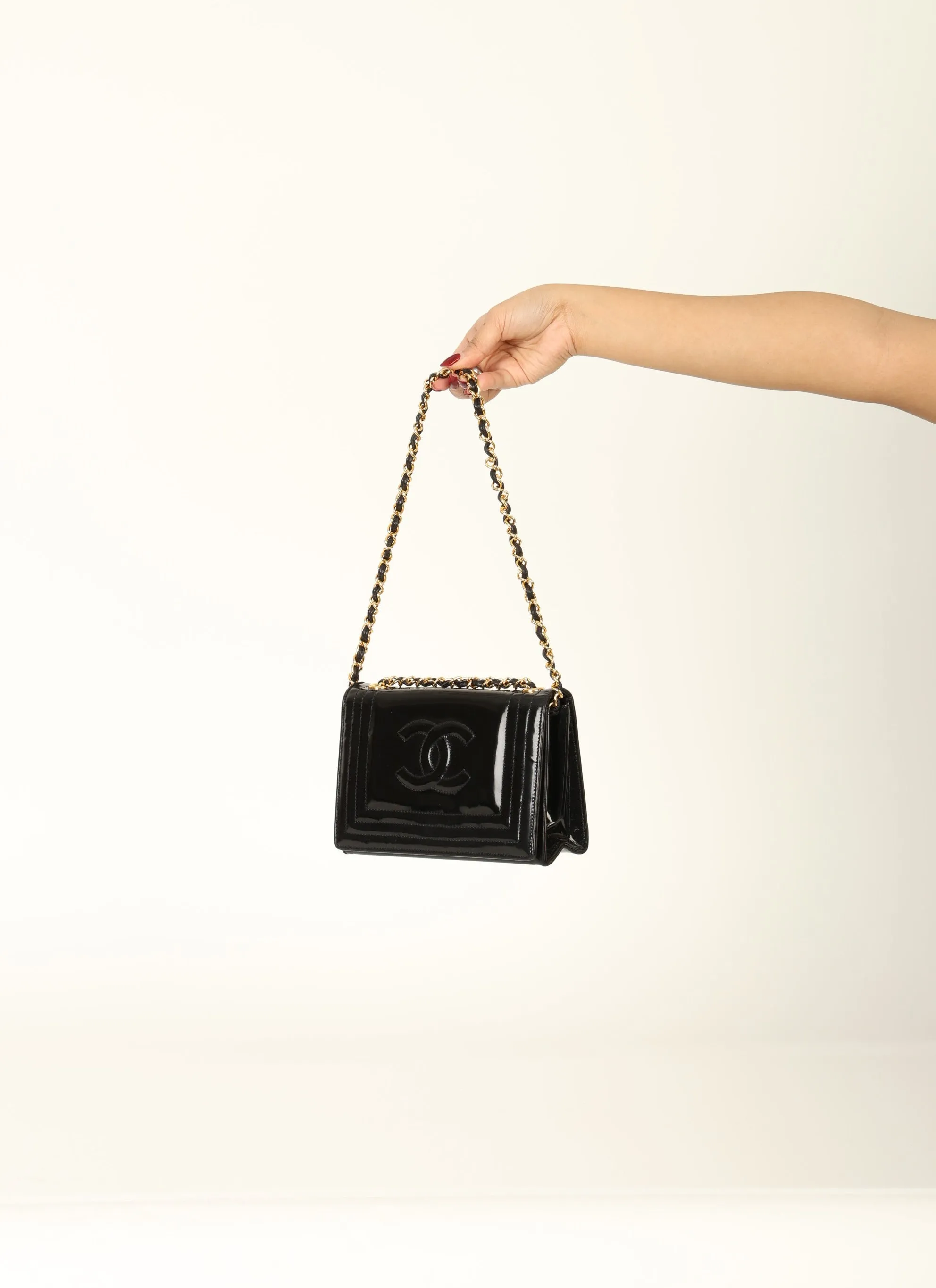 Chanel 1986 Patent Timeless Mini Full Flap