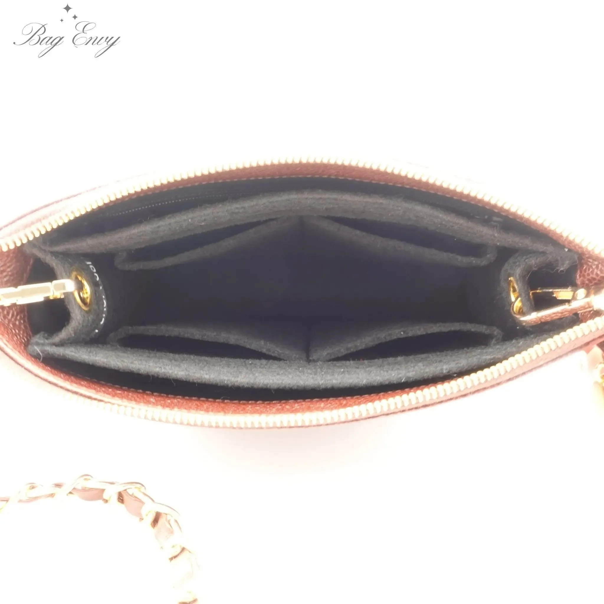 CHANEL Caviar Leather Timeless Pouch on Chain