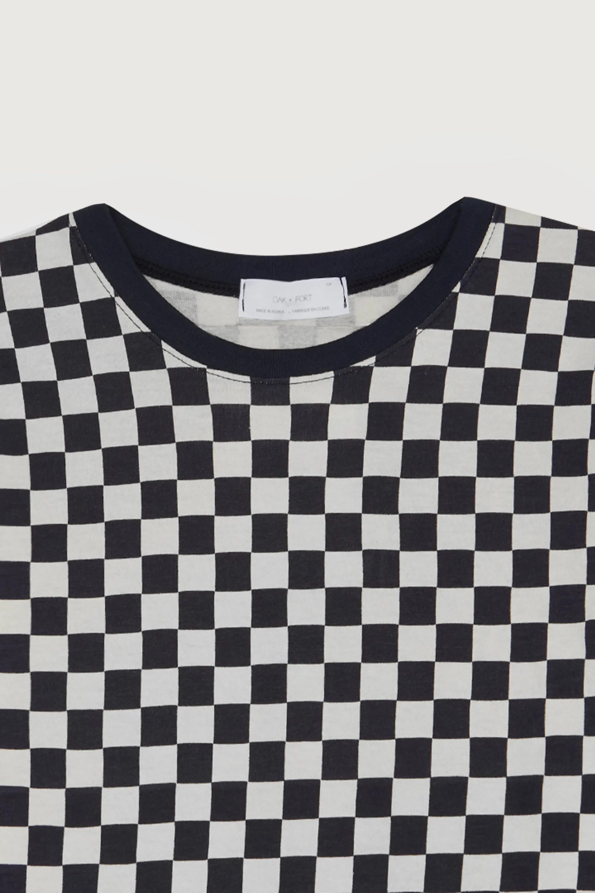 CHECKERED LONG SLEEVE TOP