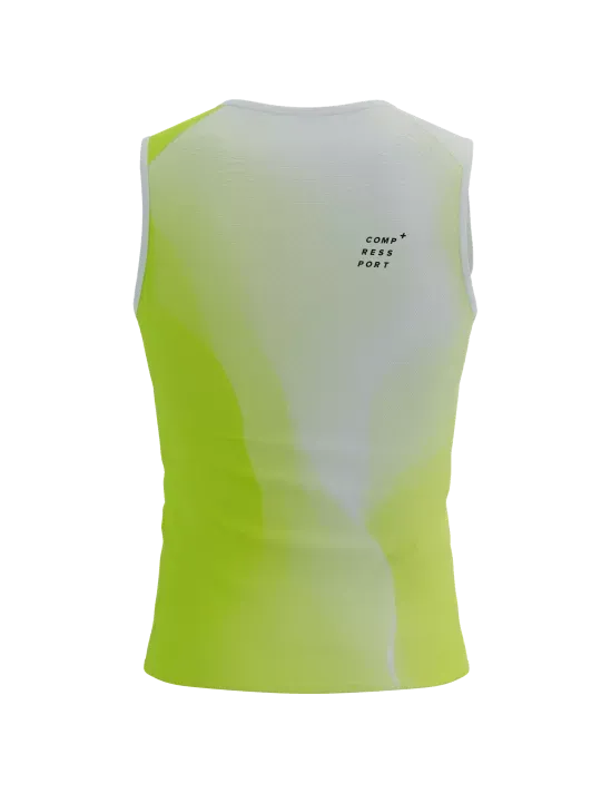 Compressport Men's Performance Tank - Safe Yellow