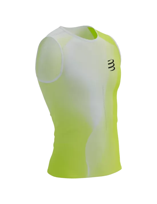 Compressport Men's Performance Tank - Safe Yellow