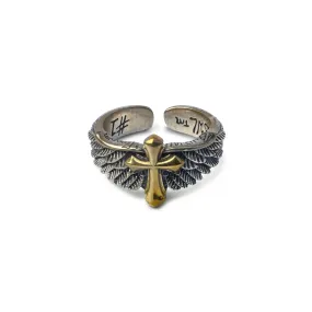 Cross pattern ring