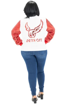 Detroit Hockey Sequin Jacket