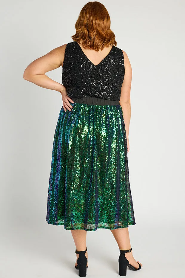 Eras Mermaid Sequin Skirt