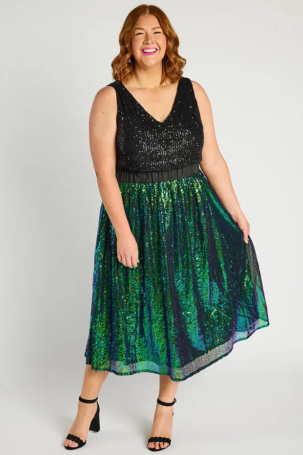 Eras Mermaid Sequin Skirt