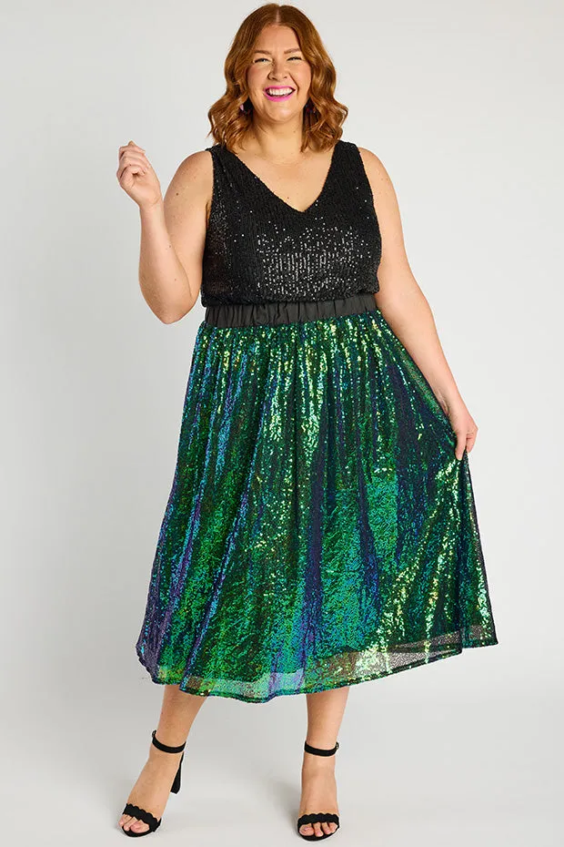 Eras Mermaid Sequin Skirt