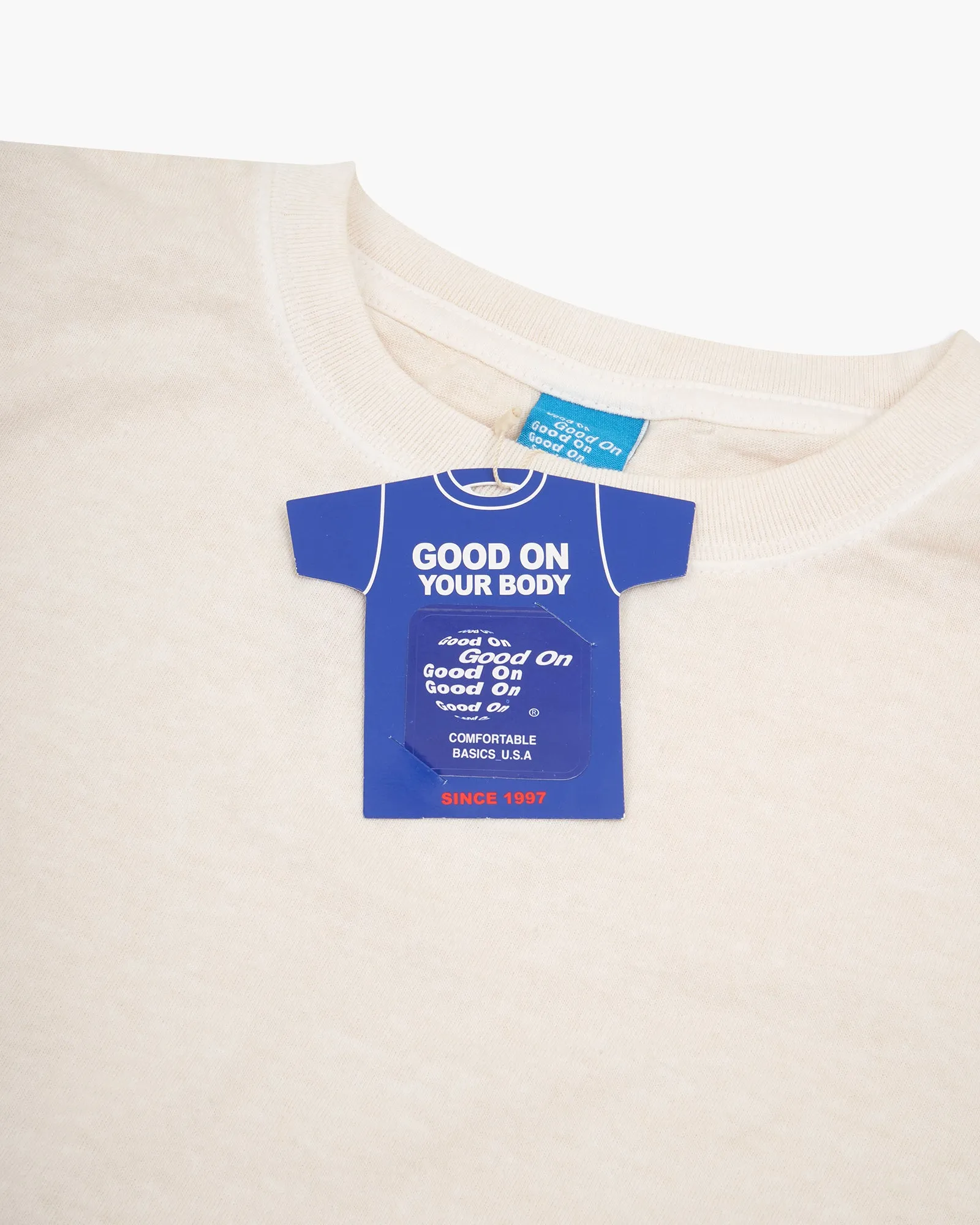 Good On S/S Crew Tee - Pigment Dyed Natural