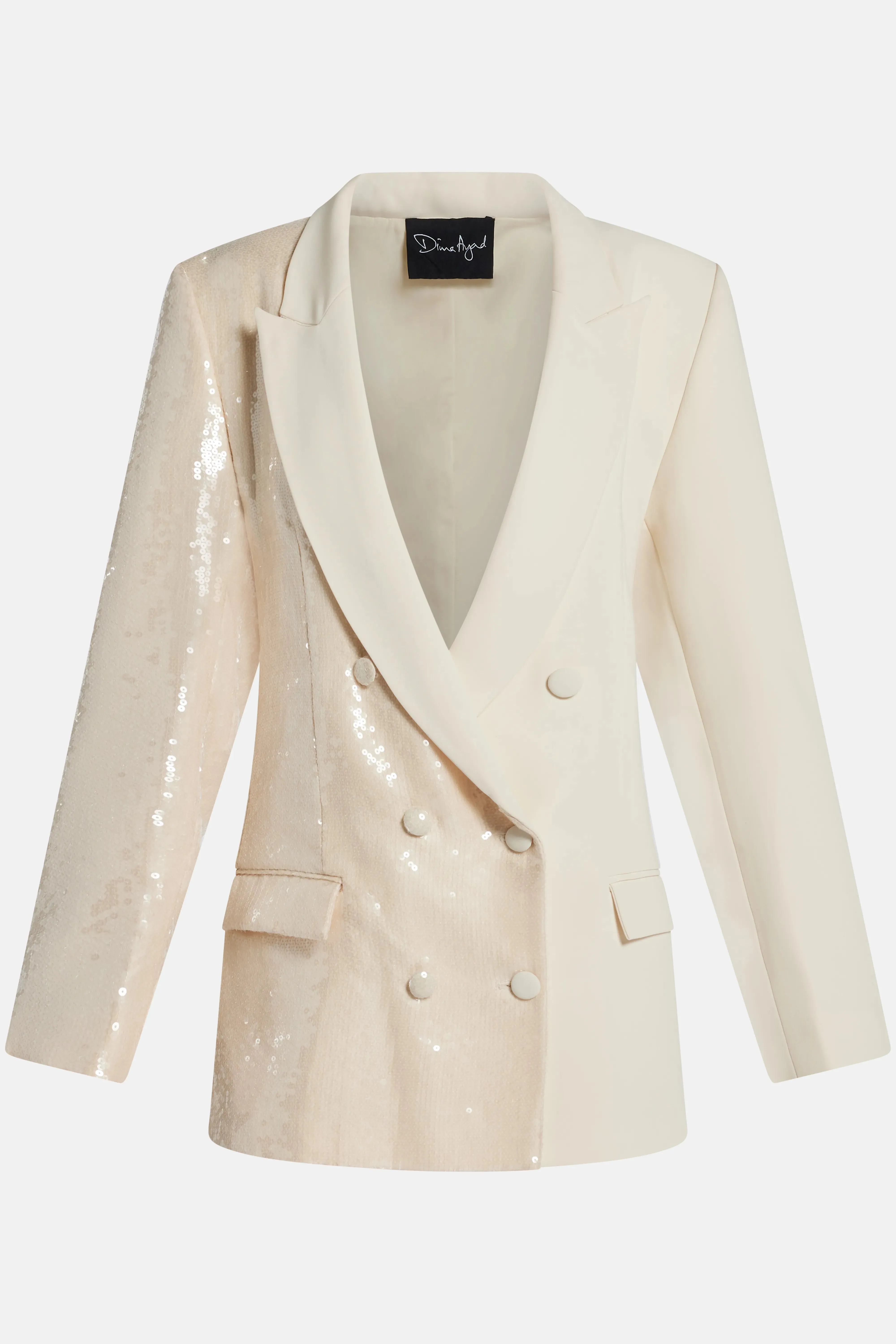 Half & Half Sequin Blazer