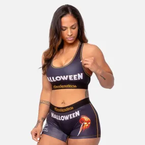 HALLOWEEN POSTER SPORTS BRA