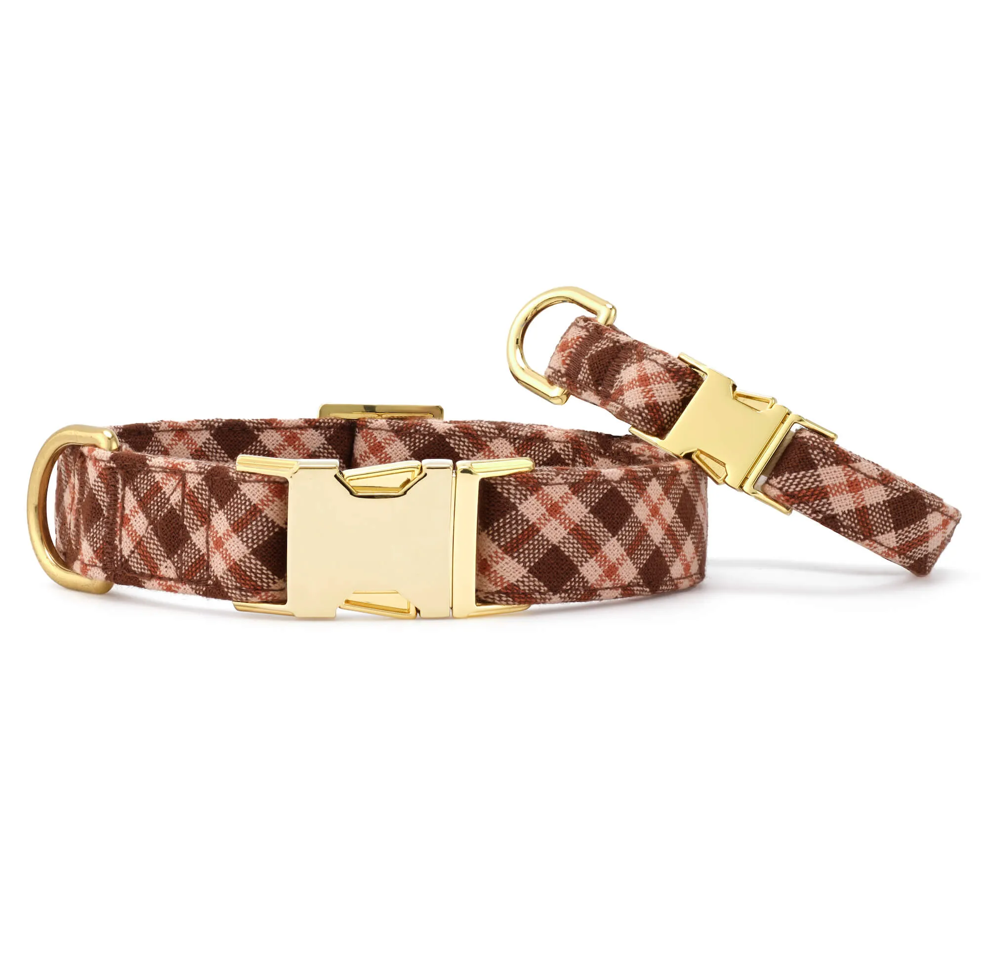 Heather Taylor Home x TFD Hudson Plaid Dog Collar