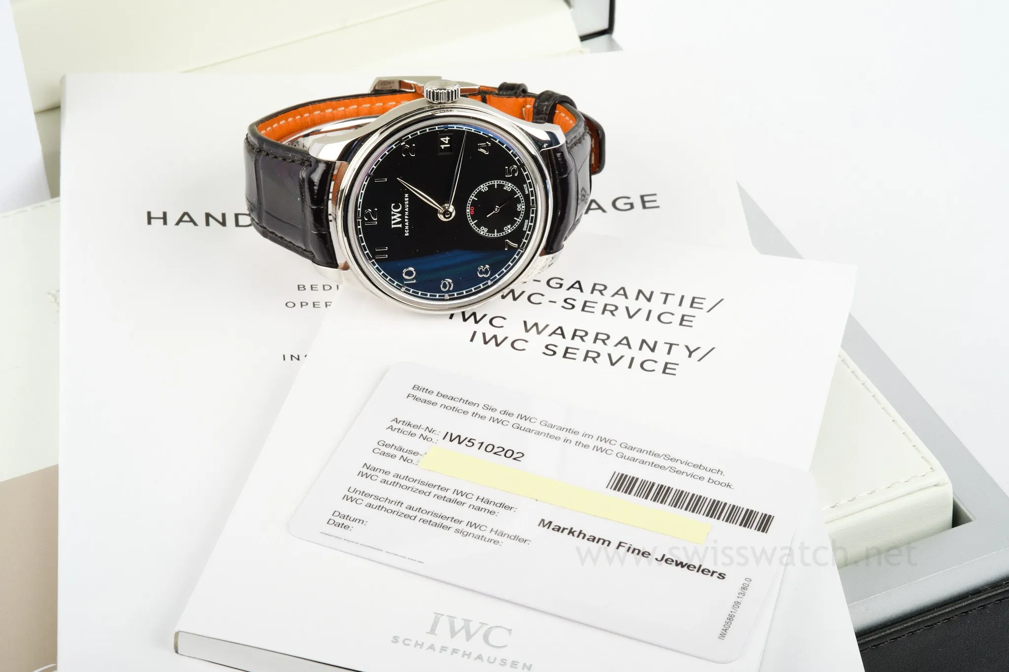 IWC Portuguese 8 Day - NEVER WORN IW510202