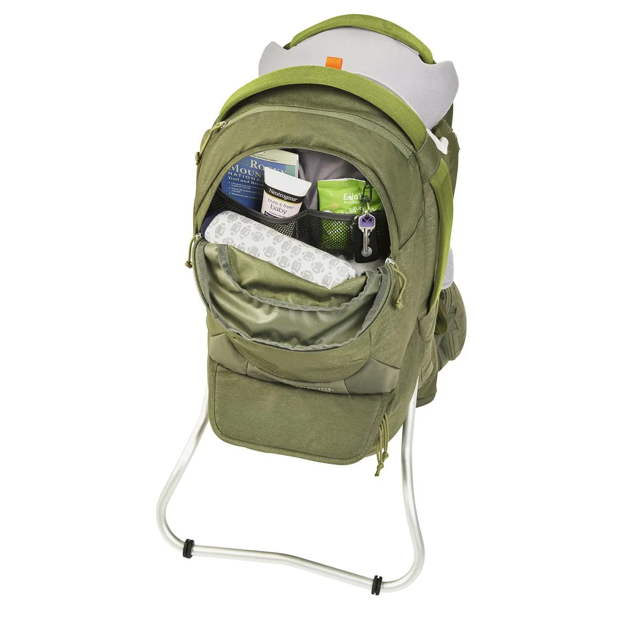 Kelty Journey Perfectpitch Signature Backpack & Child Carrier - Moss Green