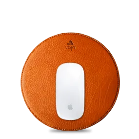 Leather Round Mouse Pad