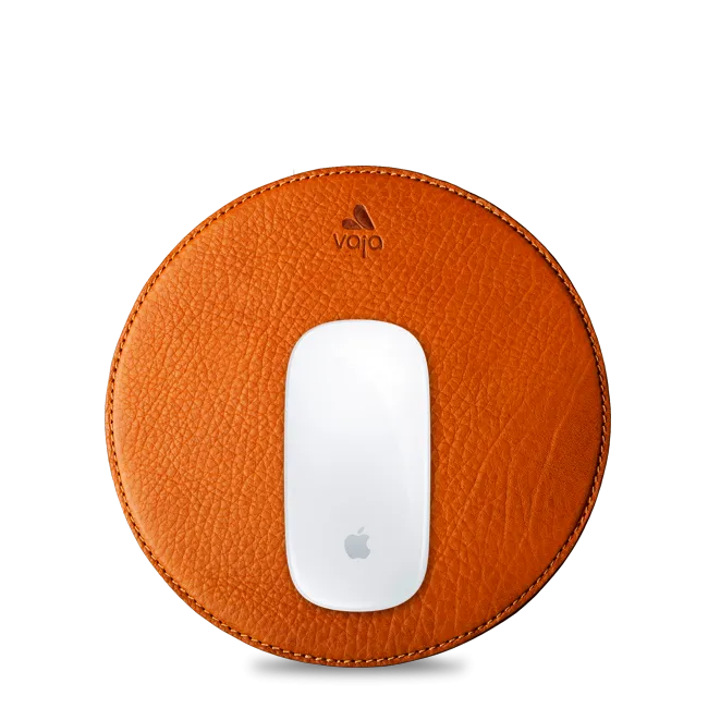 Leather Round Mouse Pad