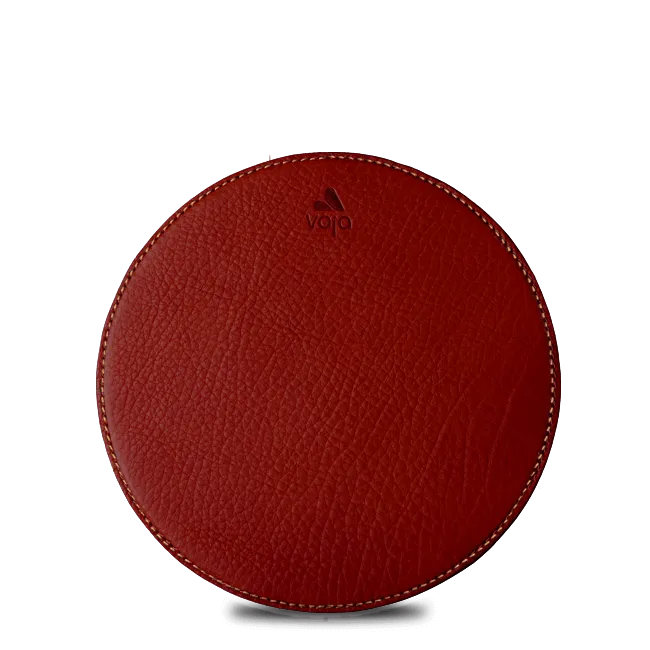 Leather Round Mouse Pad