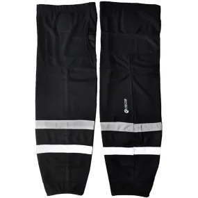 Los Angeles Kings Firstar Stadium Pro Hockey Socks (Black/Silver/Black/White)