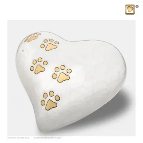 LovePaws™ Pearlescent White (Large Heart) - P638L