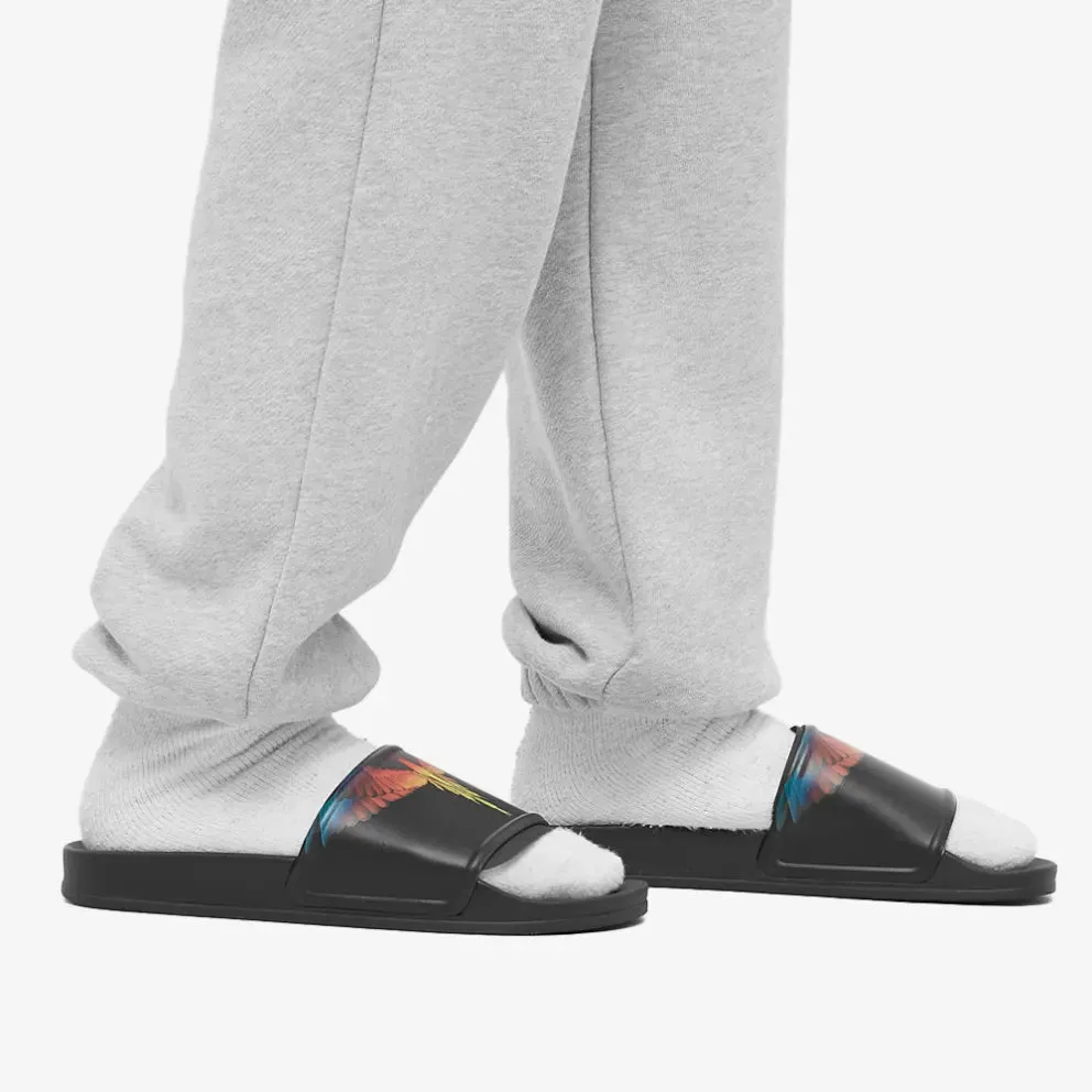 Marcelo Burlon Icon Wing Slide Black & Red