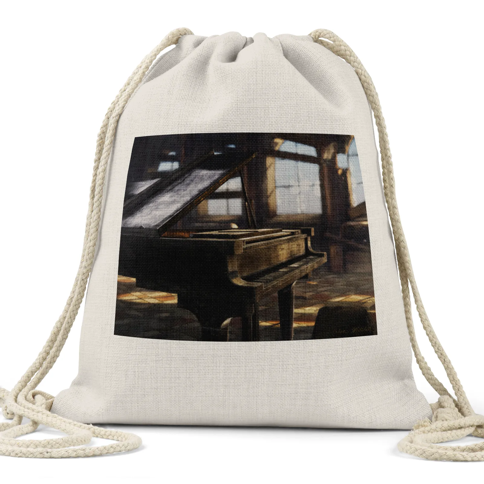 "Aging Keys" - Linen Tote