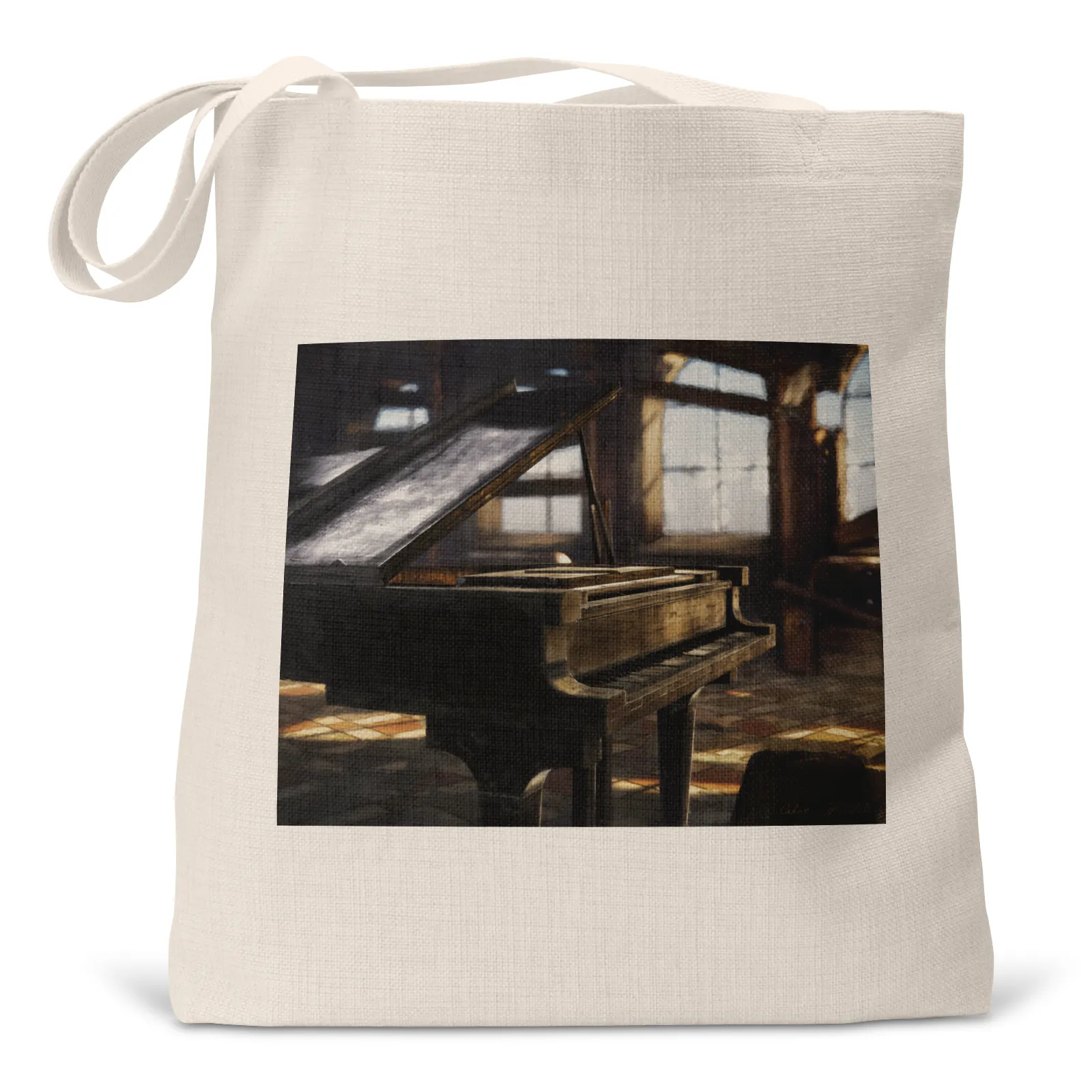 "Aging Keys" - Linen Tote